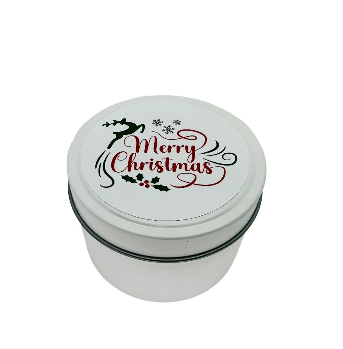 Christmas Candle Gift - Tin with sticker